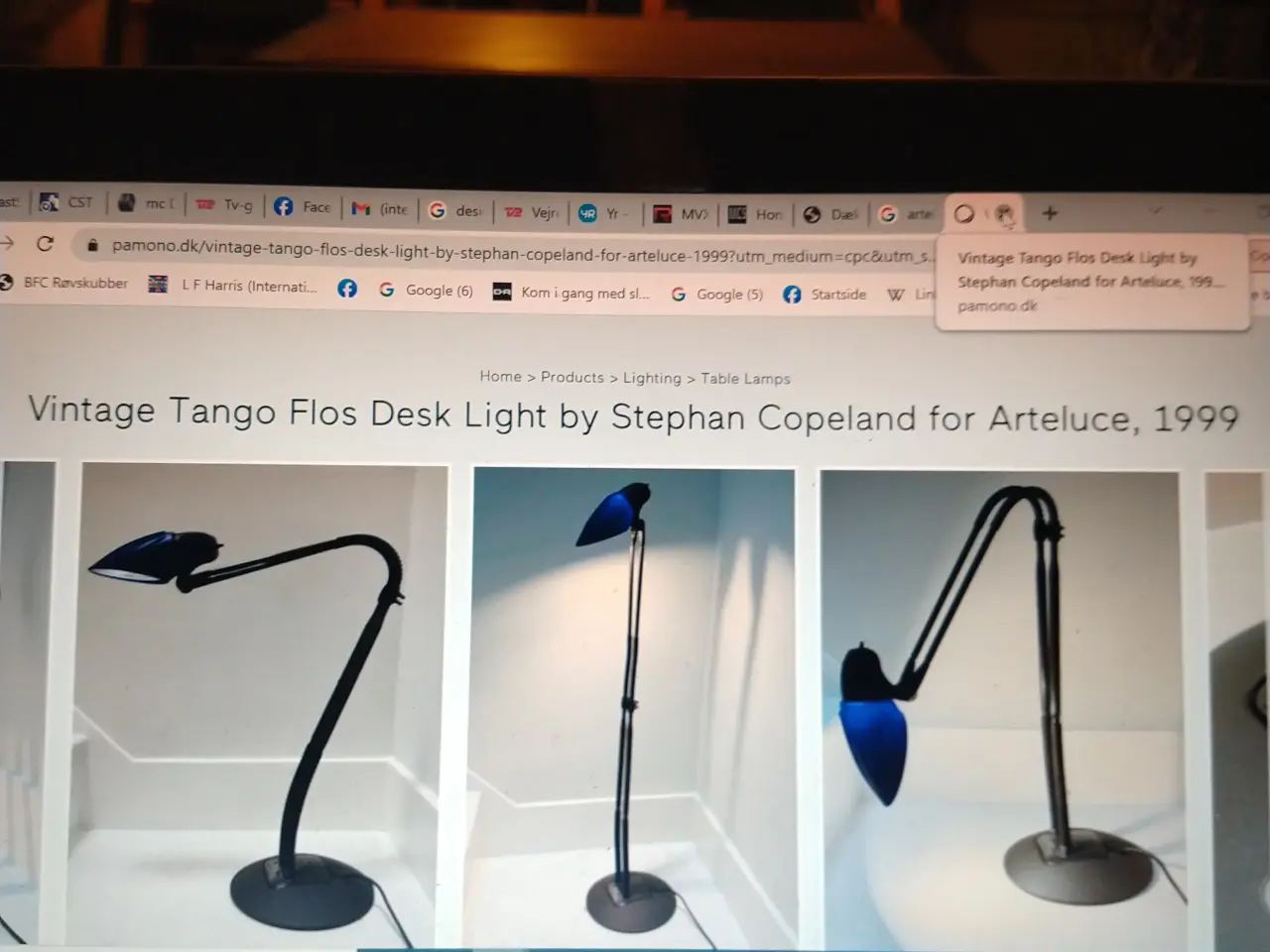 Billede 2 - Gulvlampe, retro design