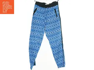 Blå sweatpants med mønster fra Units (str. 140)