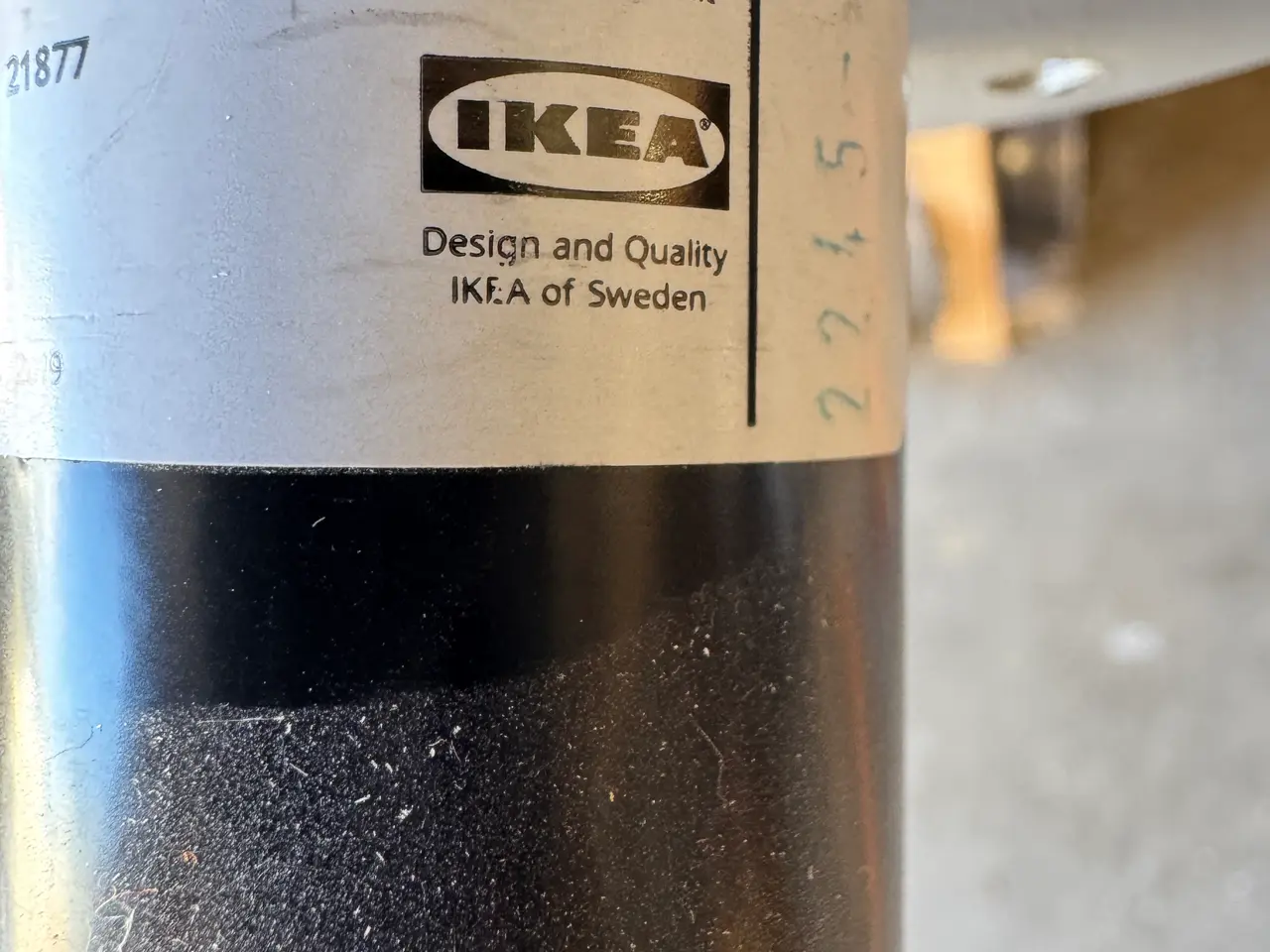 Billede 2 - IKEA justerbar bordben ADILS