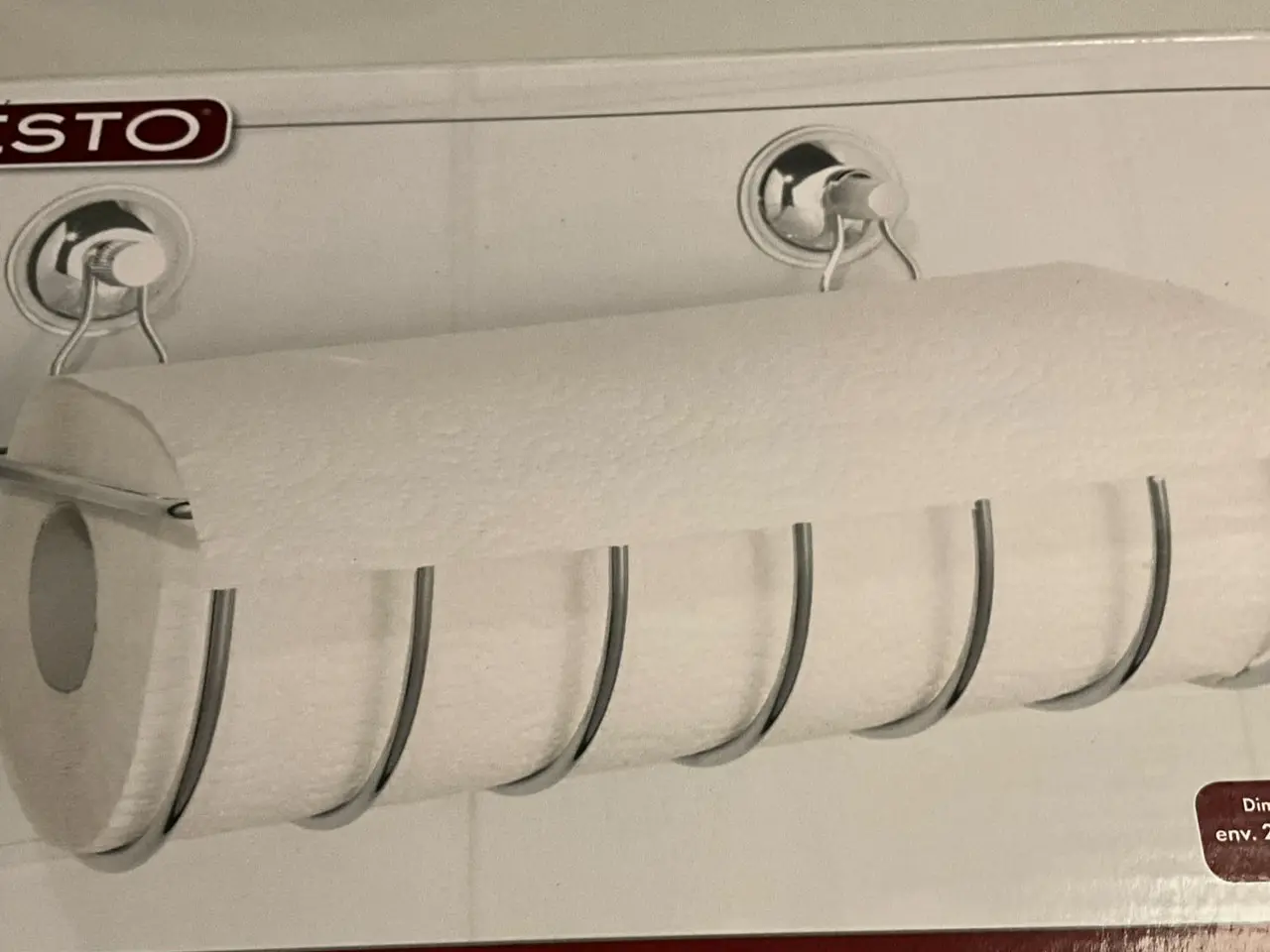 Billede 2 - Køkkenrulle holder med sugekopper