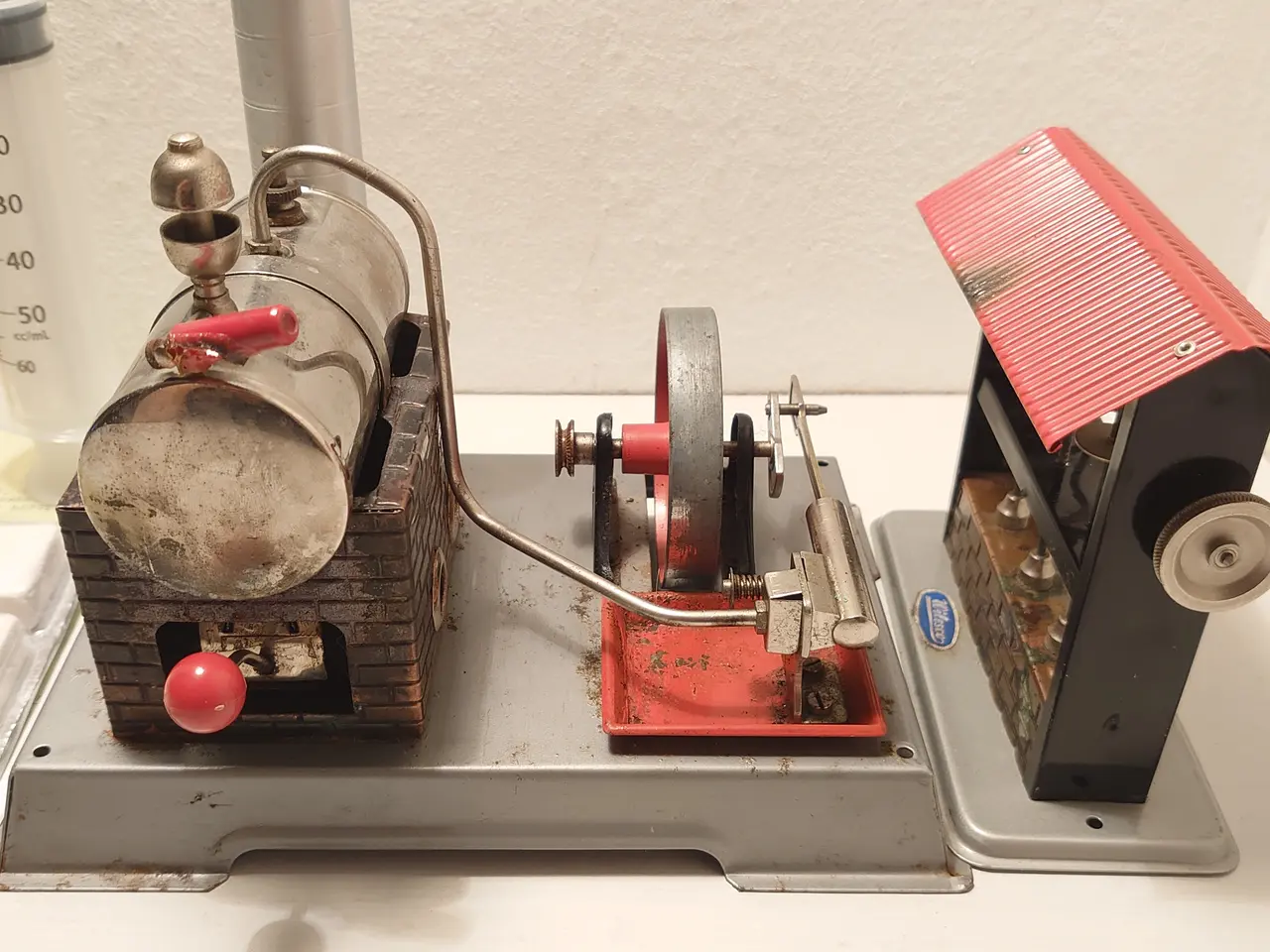 Billede 2 - Wilesco dampmaskine D5 + M61 hammer mm. Afprøvet.
