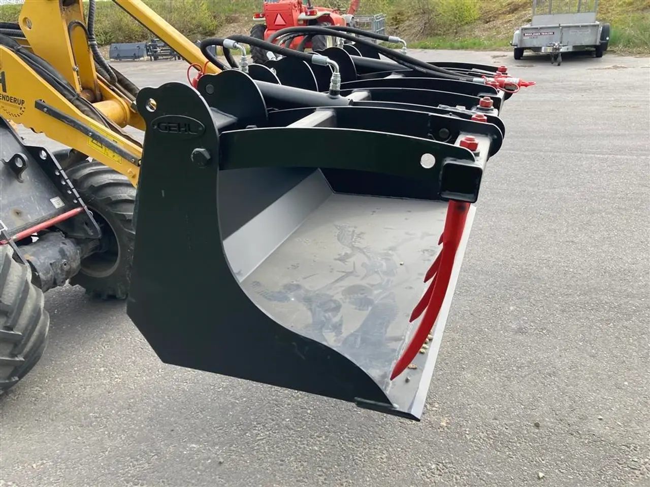 Billede 9 - MO 140 cm 2 delt Overfaldsskovl EURO beslag