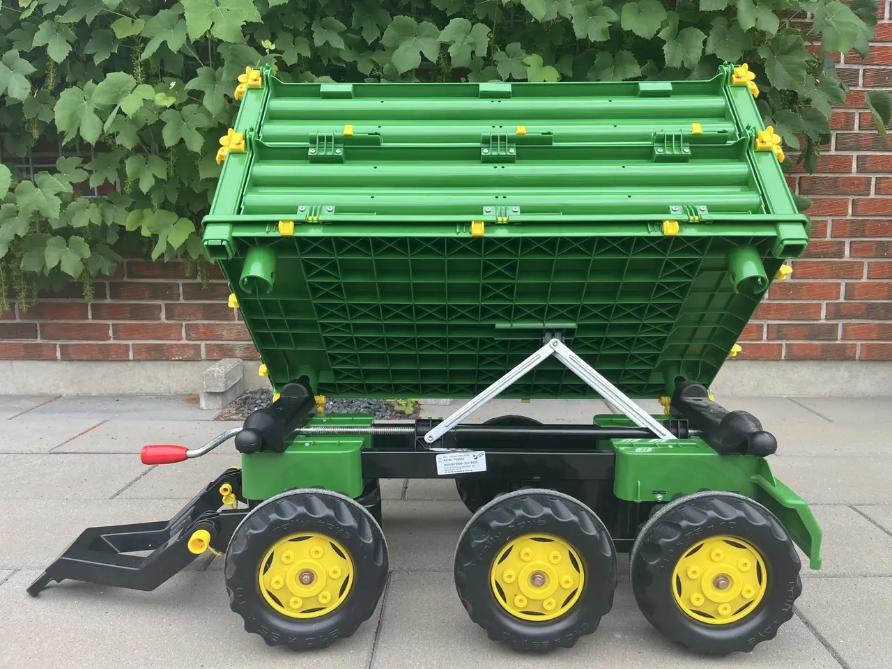 Billede 2 - John Deere pedaltraktor med stor tipvogn – luksusm