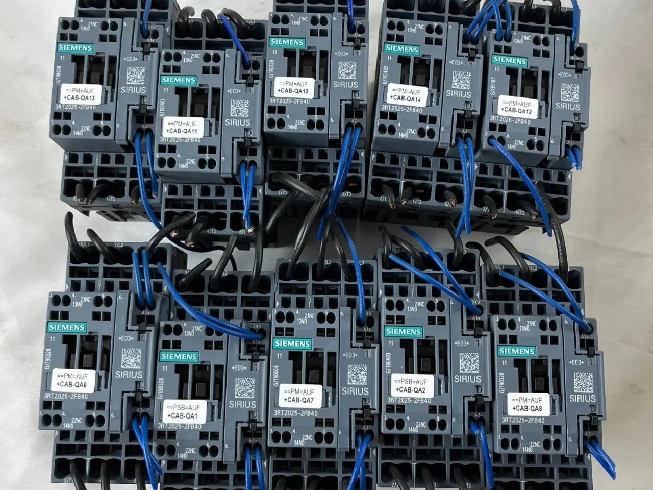 Billede 2 - parti of 10x Siemens Sirius 3RT2025-2FB40 24V DC