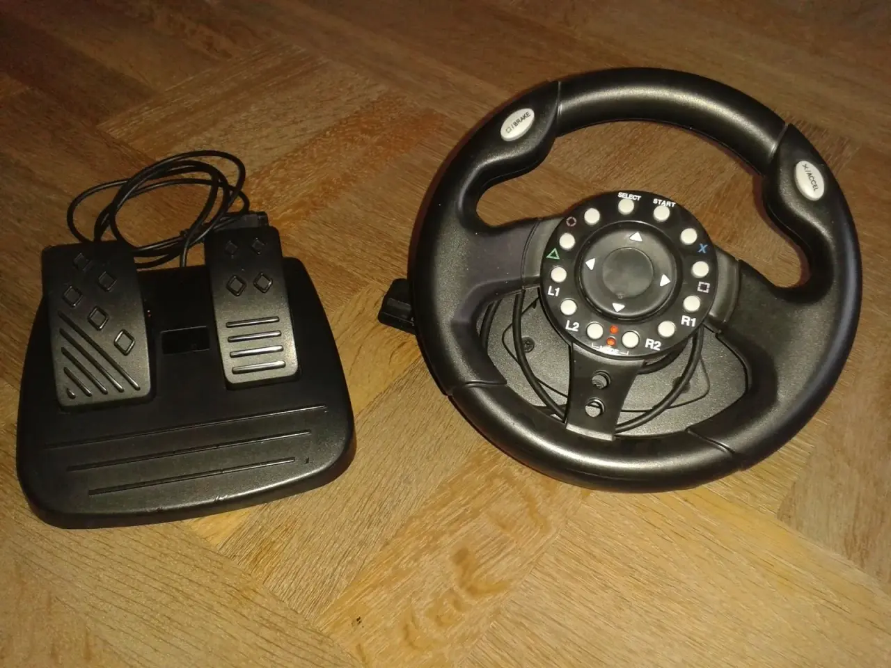 Billede 1 - Rat og pedaler til PS.