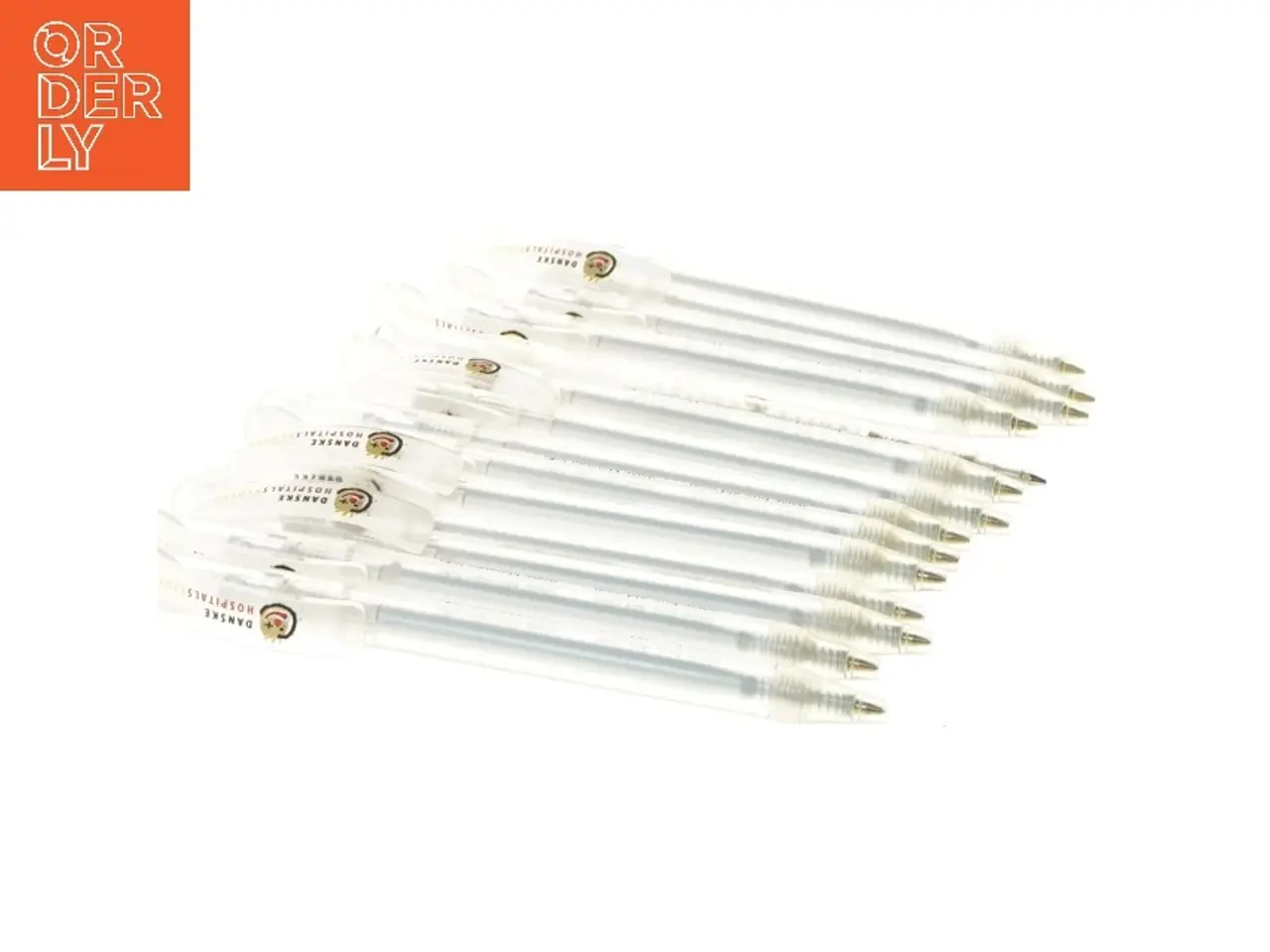 Billede 2 - Tolv gennemsigtige kuglepenne (str. 14 cm)