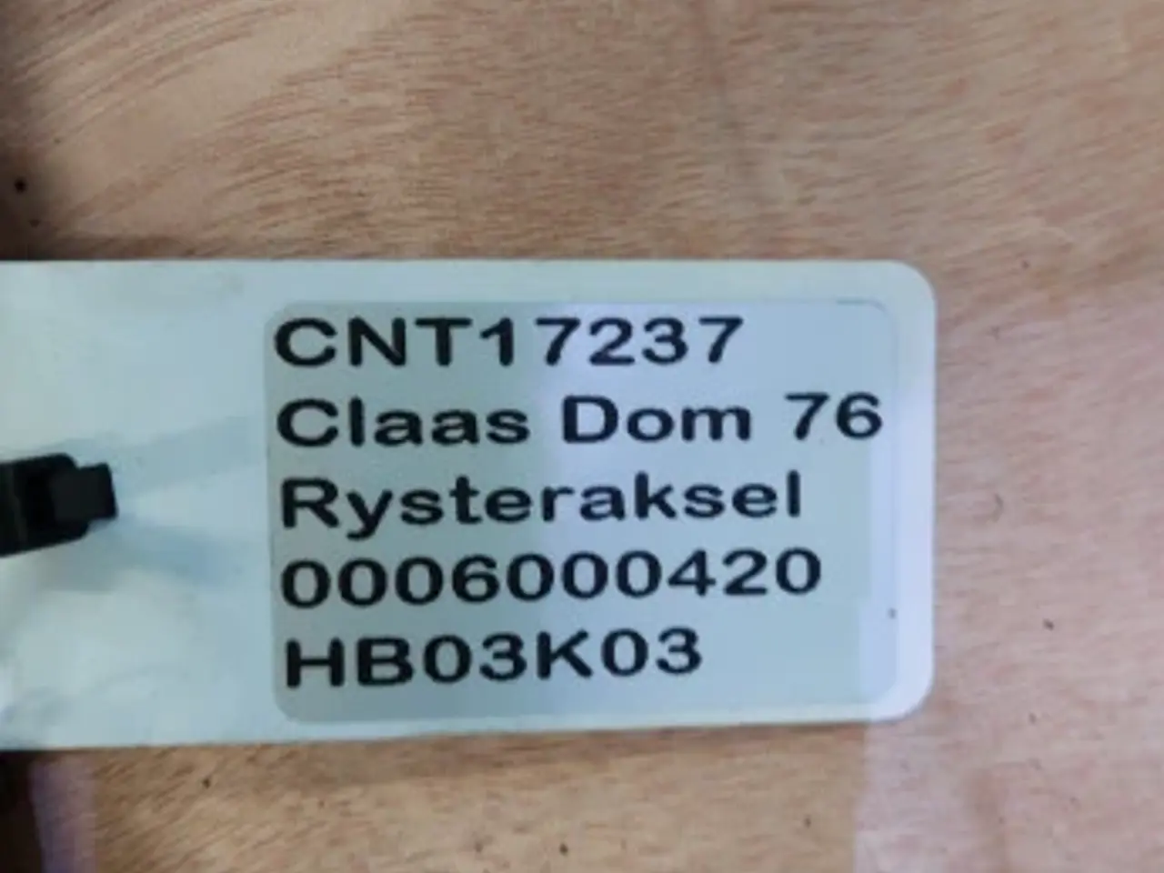 Billede 8 - Claas Dominator 76 Rysteraksel 0006000420
