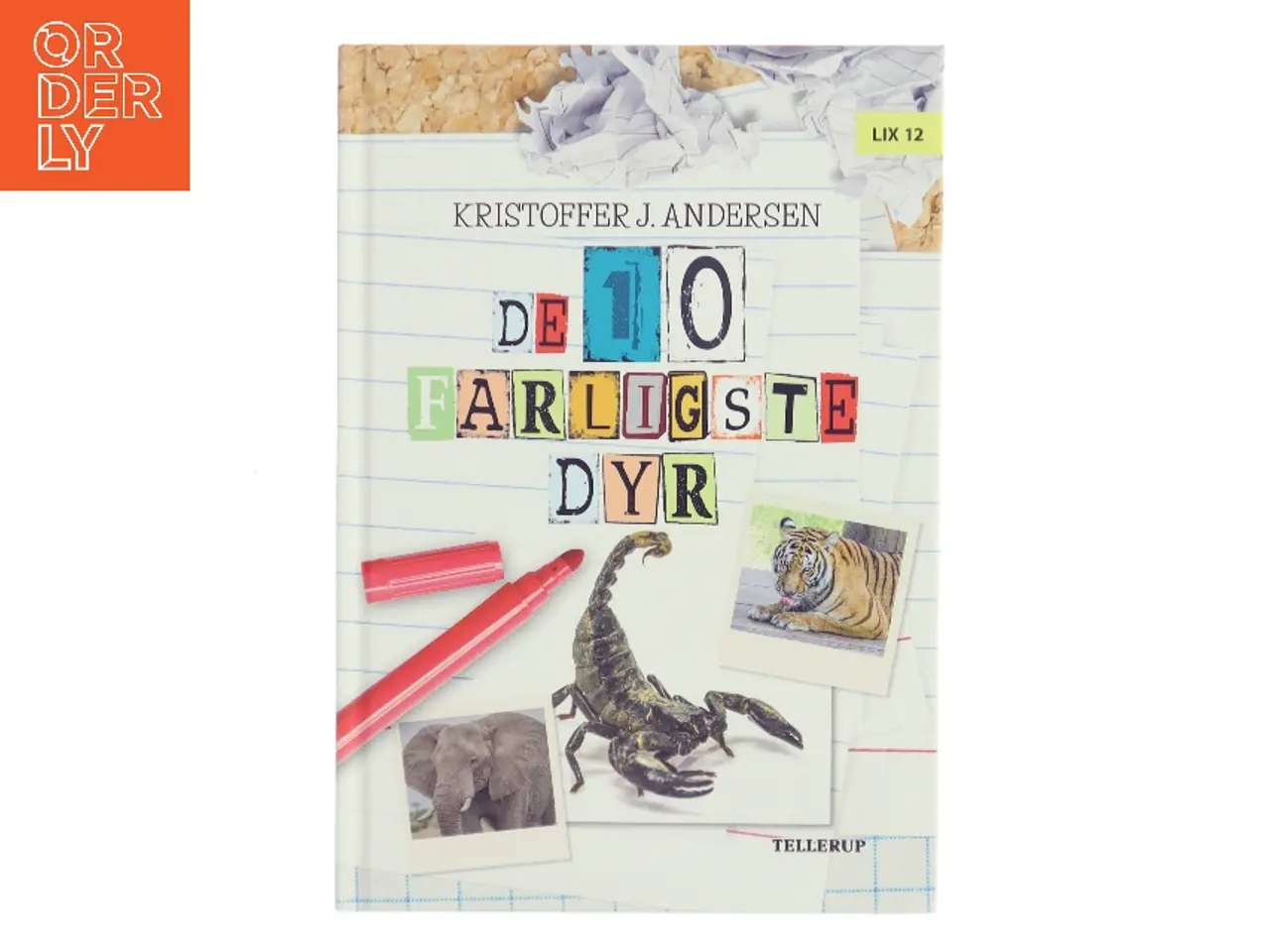 Billede 1 - De 10 farligste dyr af Kristoffer Jacob Andersen (Bog)