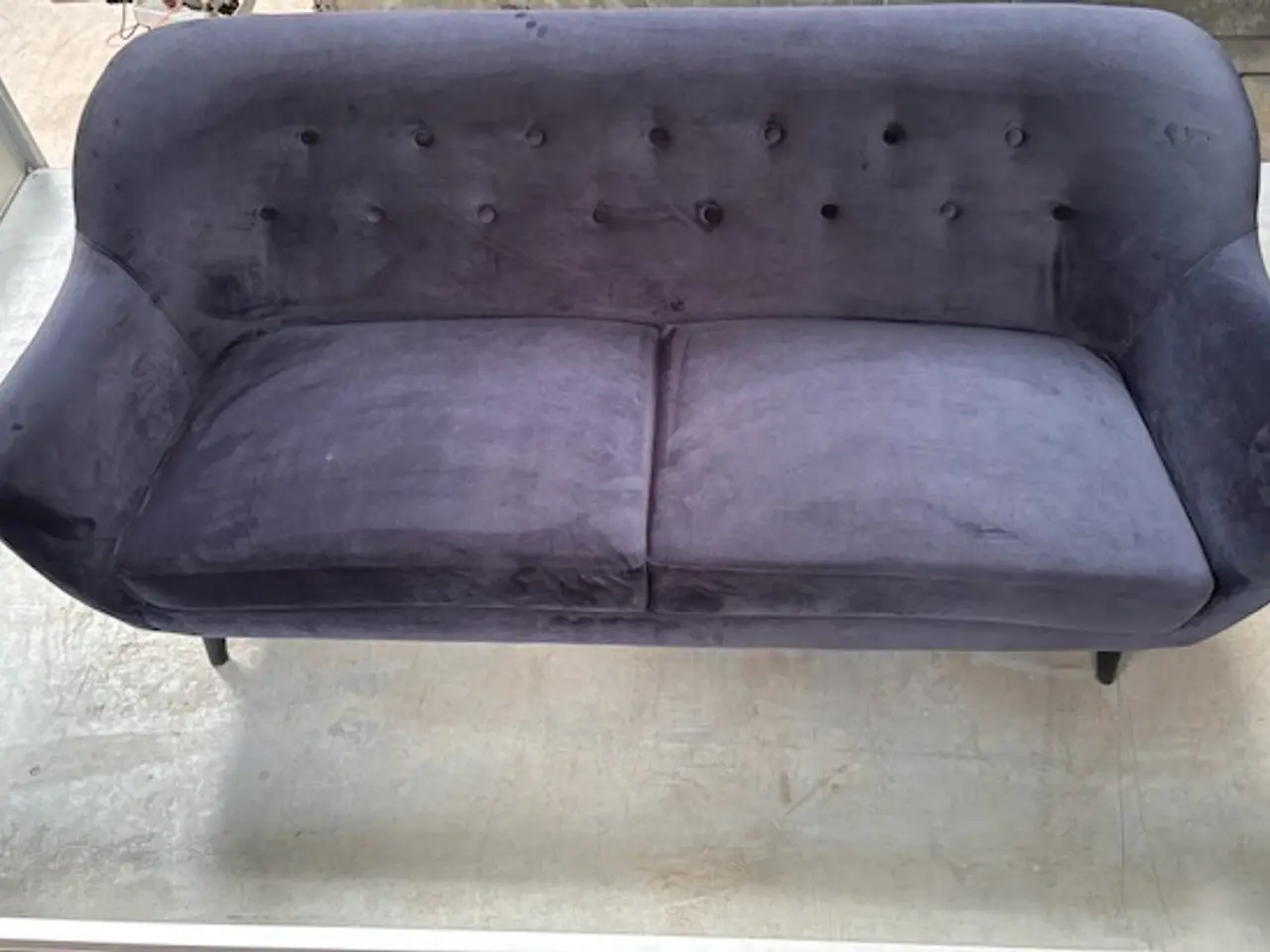 Billede 1 - Flot velour sofa