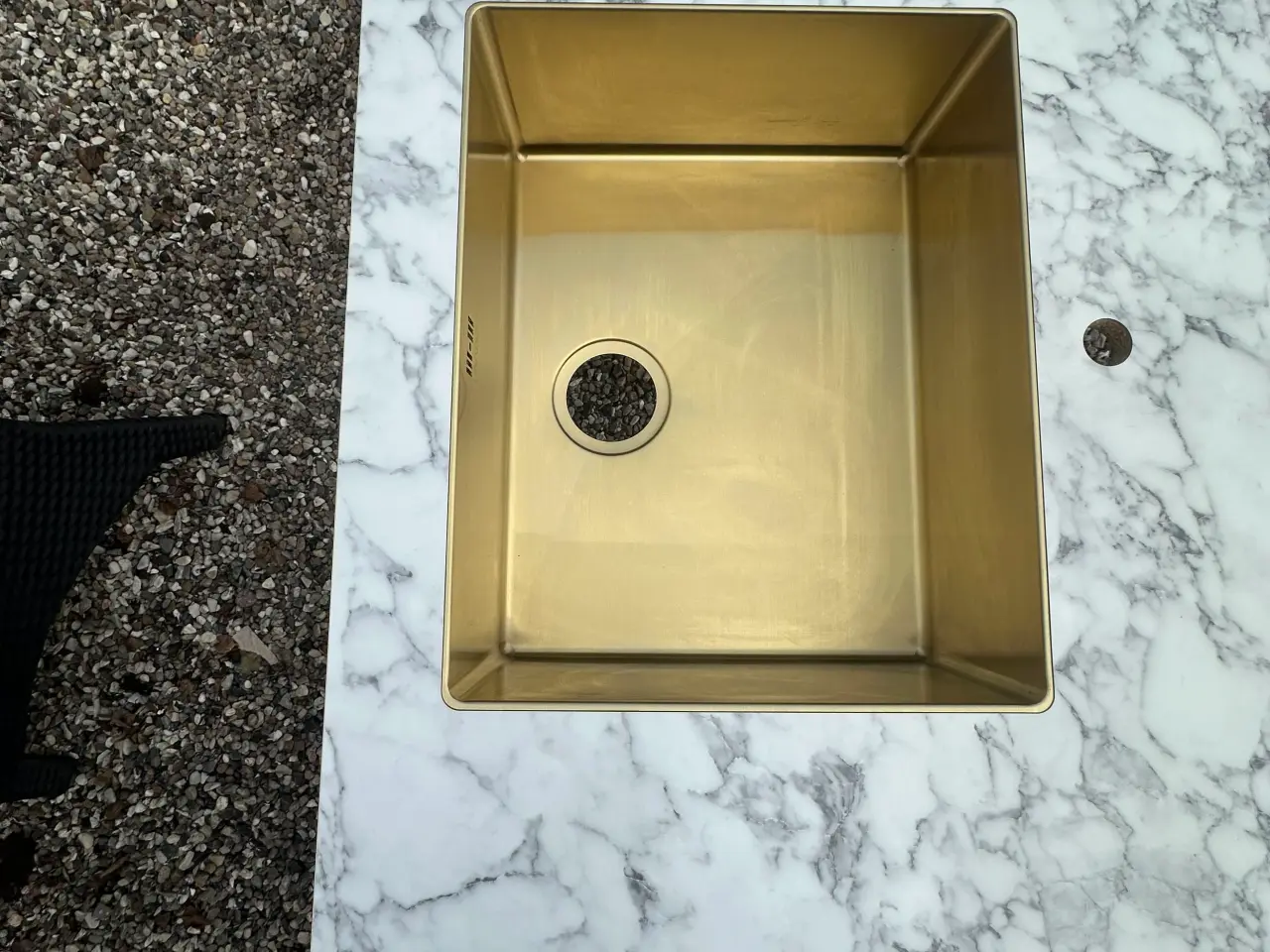 Billede 5 - lavabo Messing vask i mormor look bordplade 240 cm