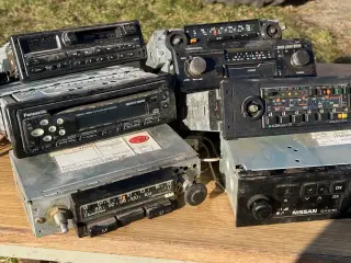 Radioer til biler - gamle og ca. 50 stk.