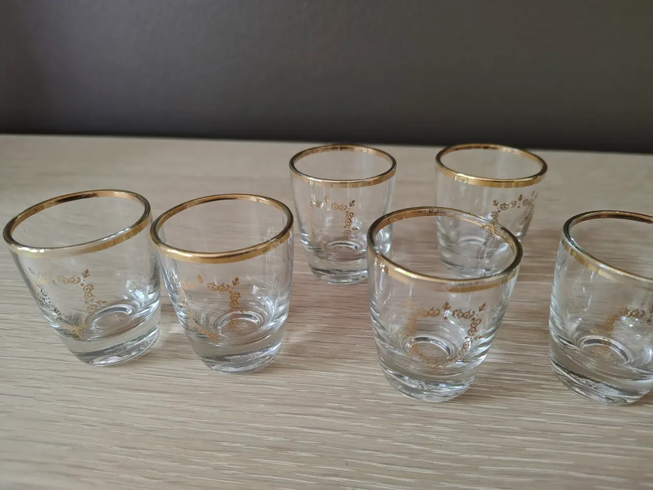 Billede 4 - Vintage snapsglas-sæt