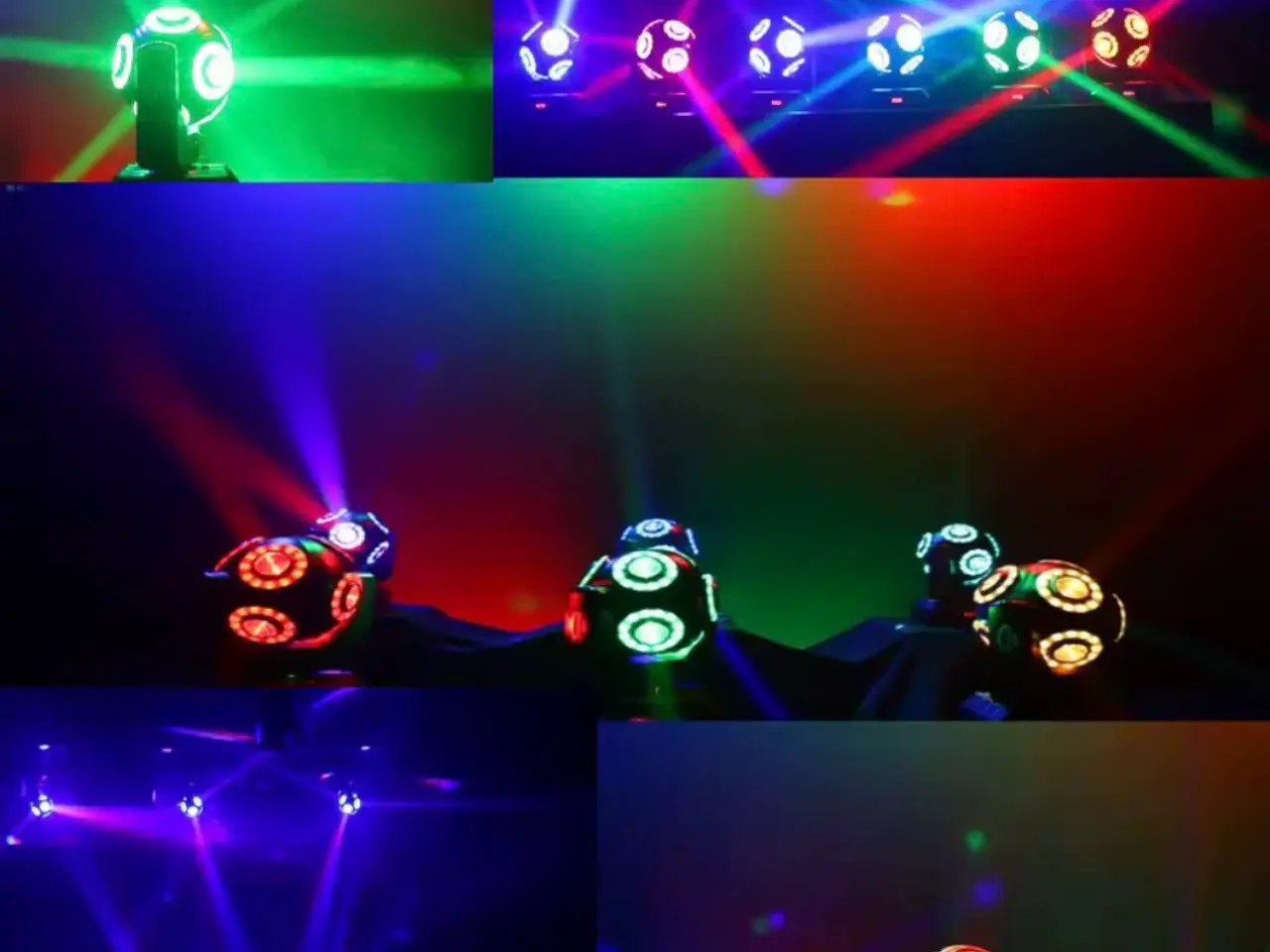 Billede 2 - Led Disco fodbold MovingHead Halo