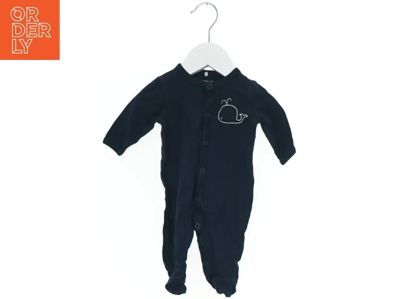 Billede 1 - Mørkeblå heldragt til baby fra Name It (str. 56)