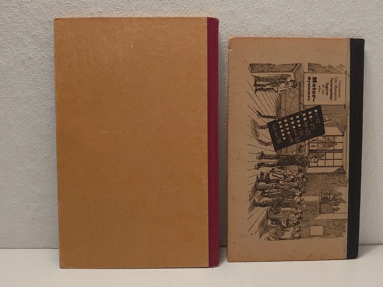 Billede 2 - 2 stk skolebøger:Trigonometri,Meter-systemet.1929