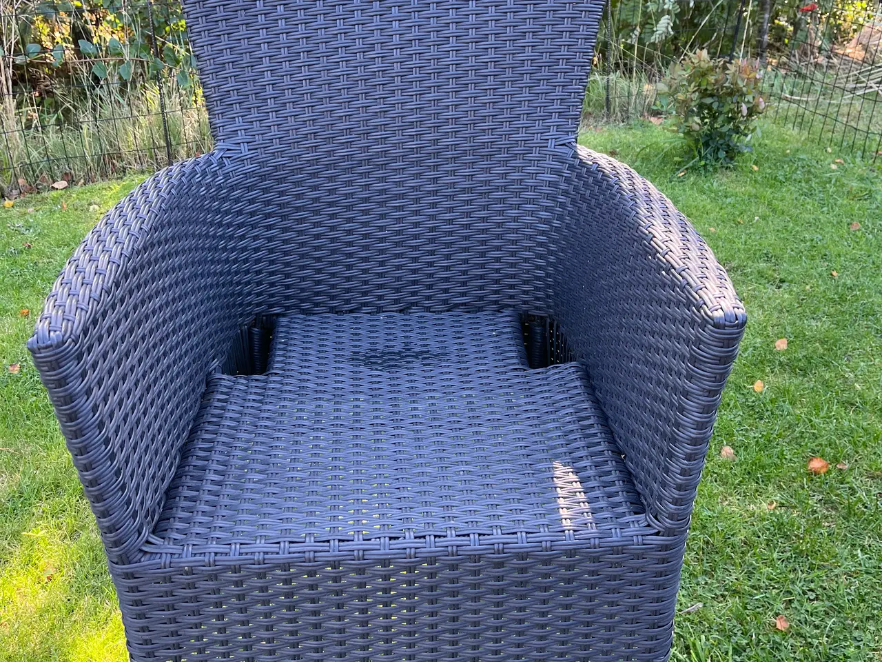 Billede 1 - Havemøbelsæt sort polyrattan