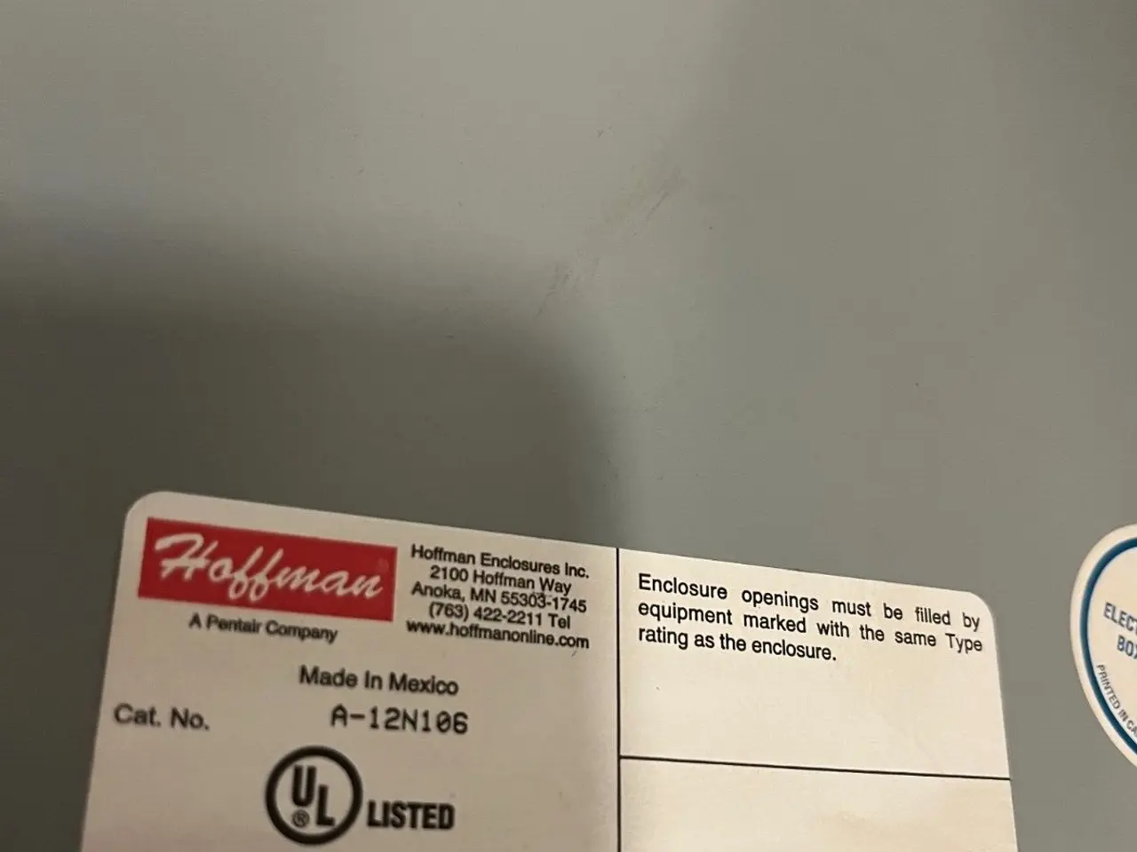 Billede 4 - Allen-Bradley Signal Tower & Hoffman A-12N106 Box