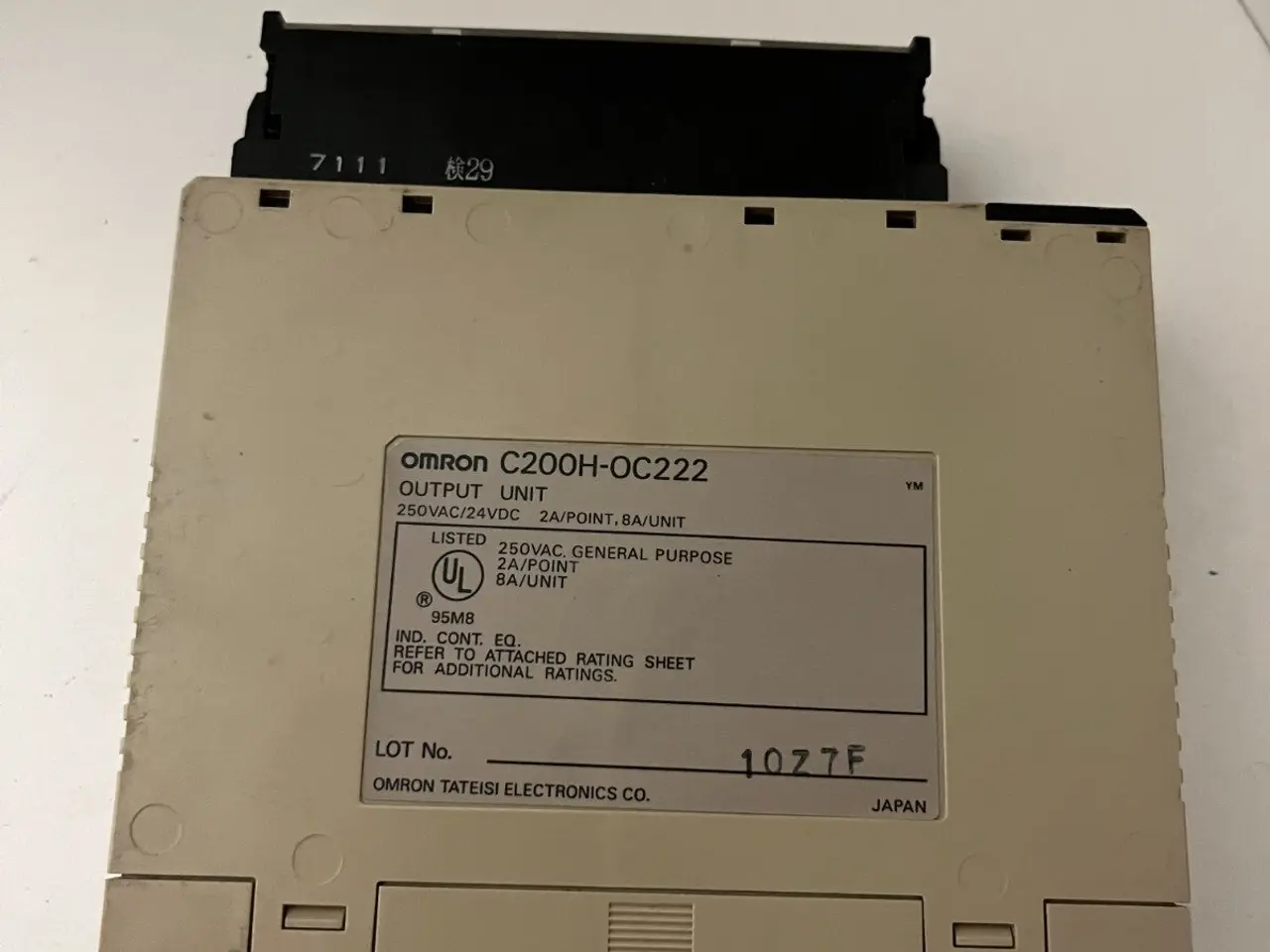Billede 3 - Omron C200H-OC222 Output Unit 250VAC/24VDC 2A -