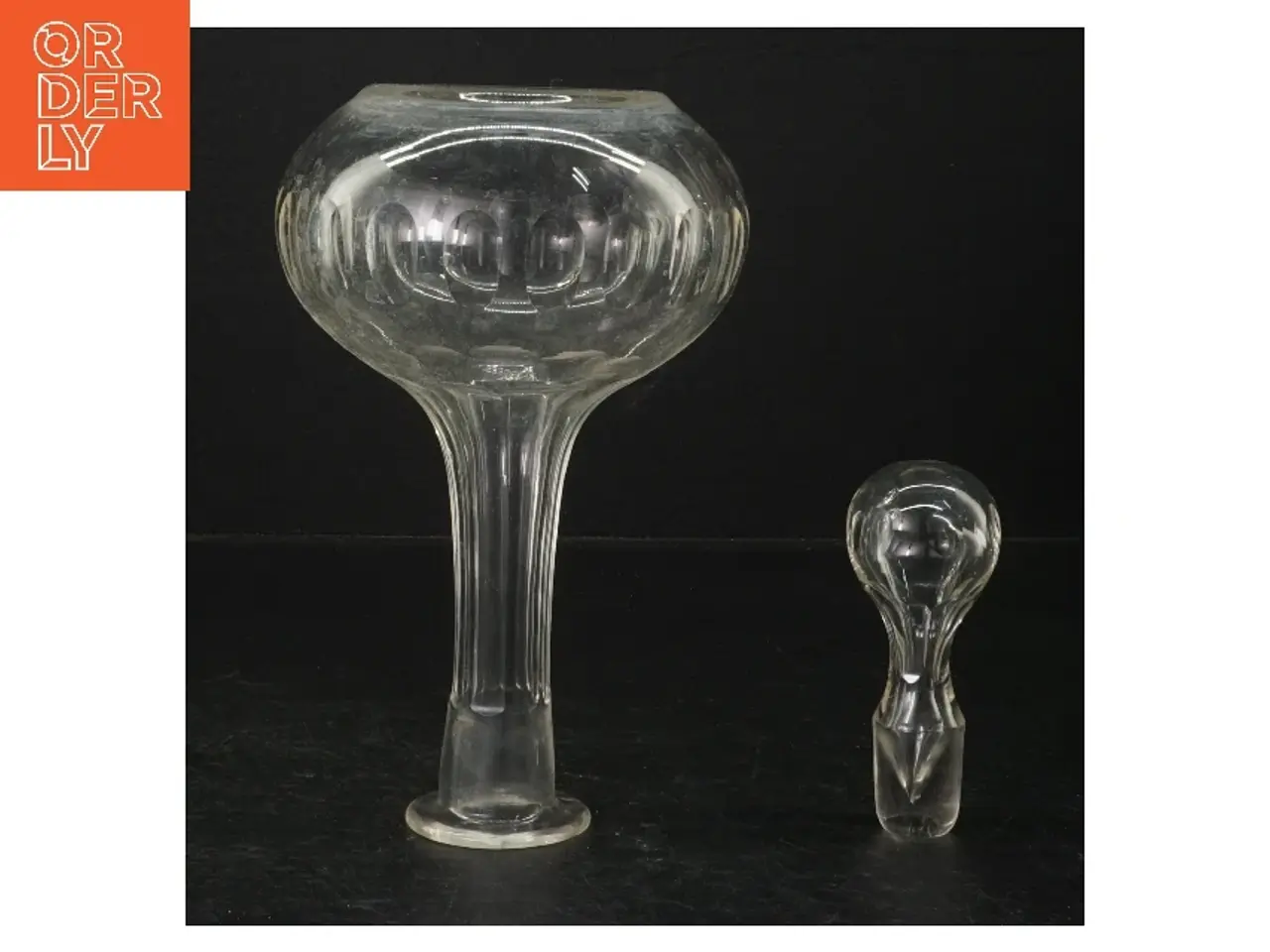 Billede 3 - Glaskaraffel (str. 20 cm)