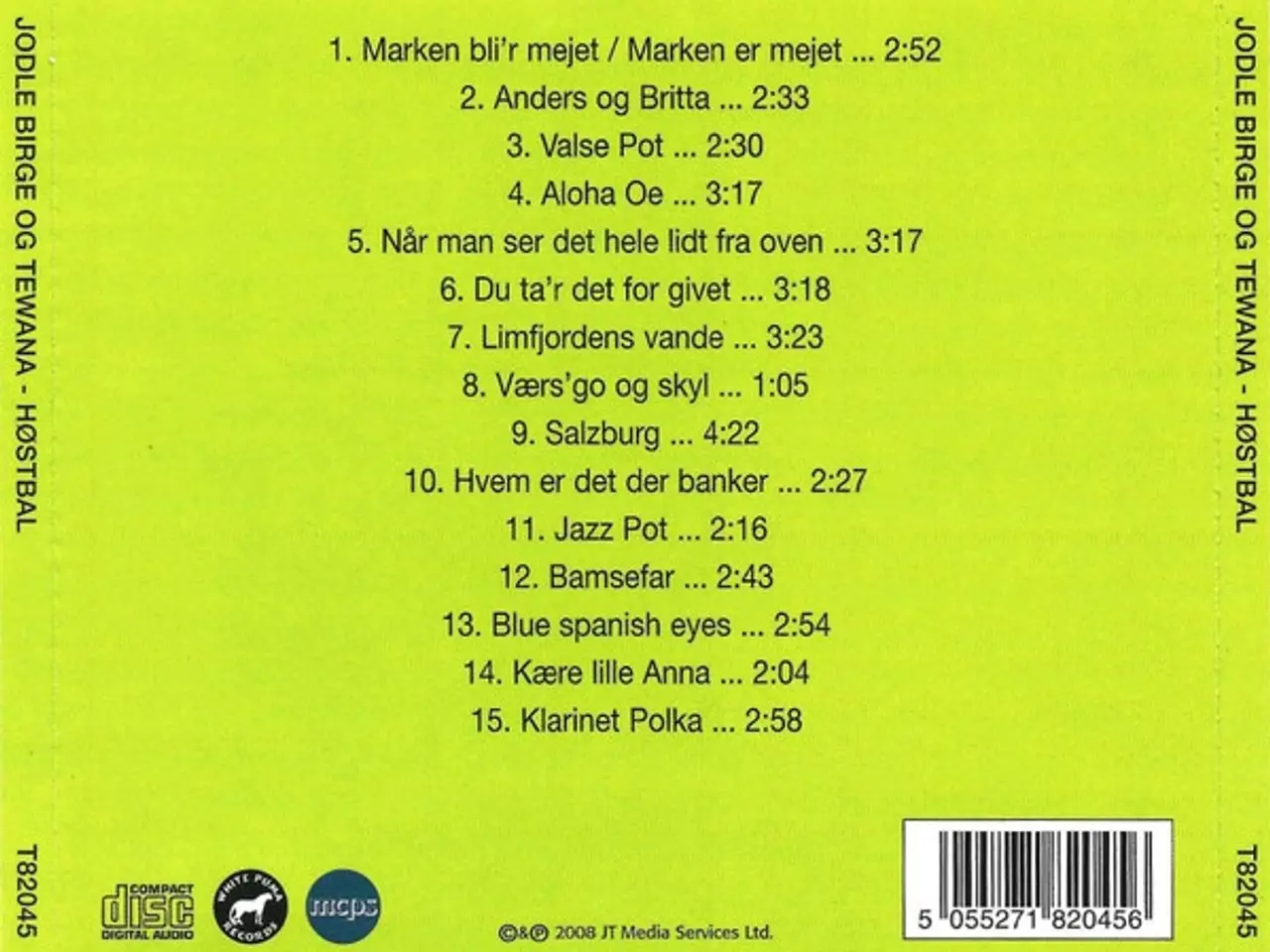 Billede 2 - Jodle Birge Og Tewana – Høstbal – CD
