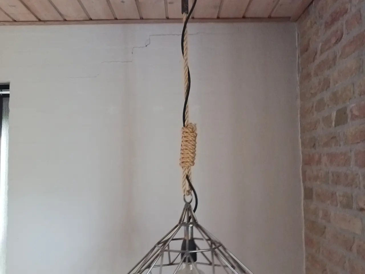 Billede 3 - Hygge lampe med glødepære.
