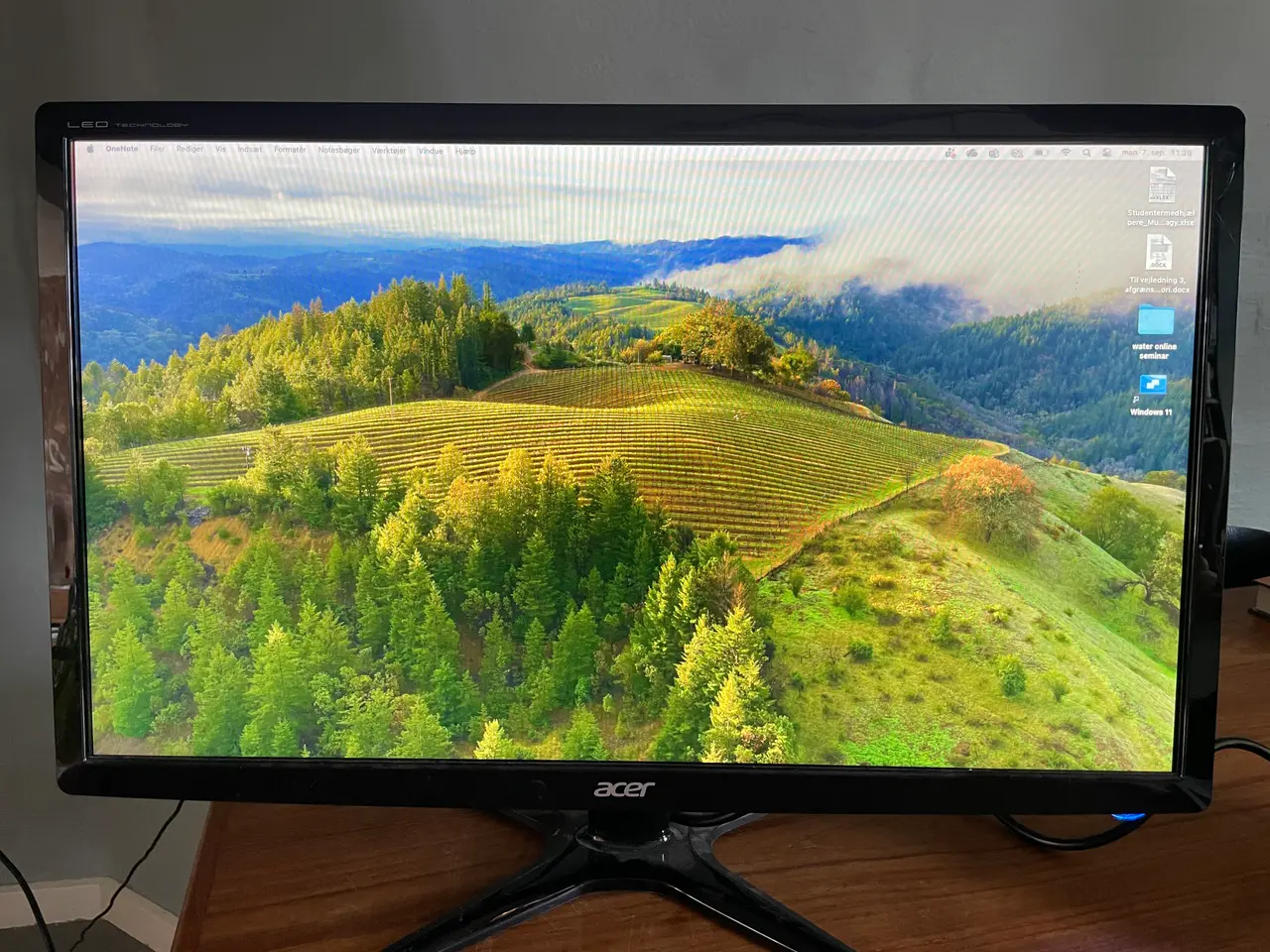 Billede 1 - God Acer skærm 27 tommer med HDMI