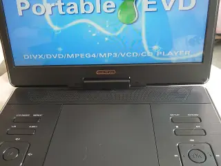 bærbar dvd med genopladelig batteri sælges