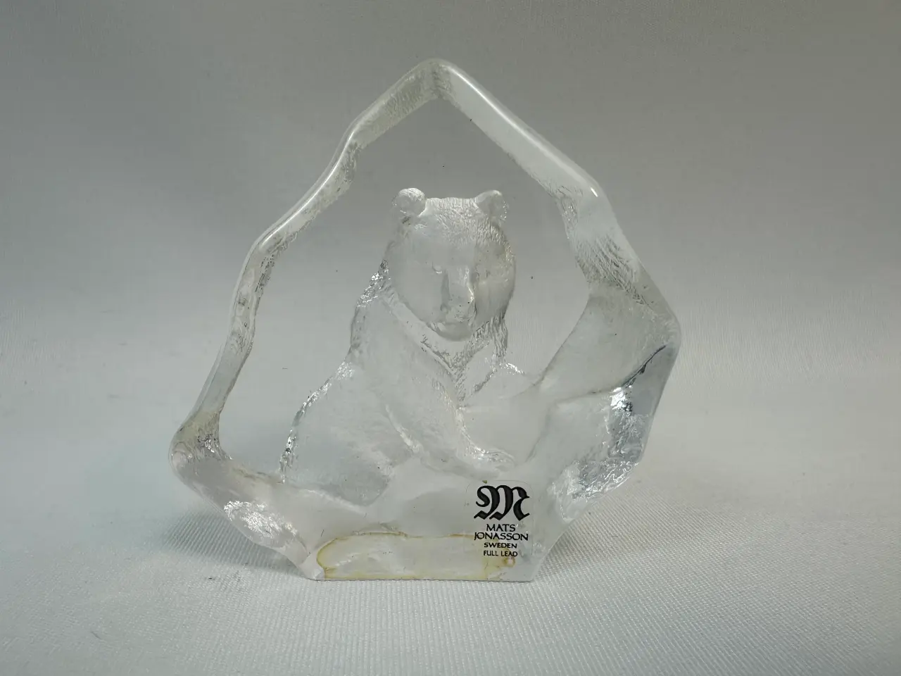 Billede 1 - Svensk kunstglas, Bjørn