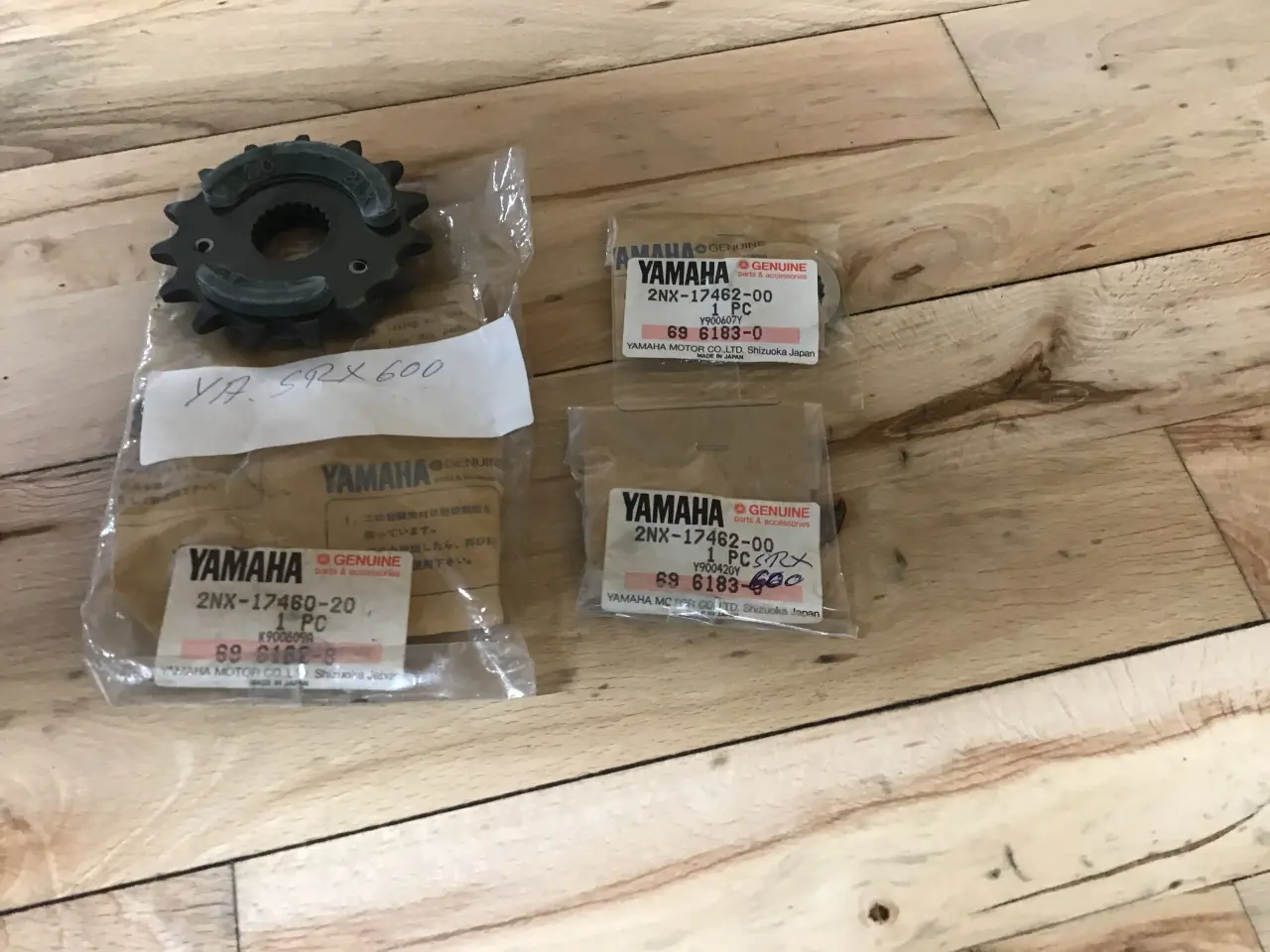Billede 1 - Yamaha SZR 660 nyt originalt forkædehjul m skive