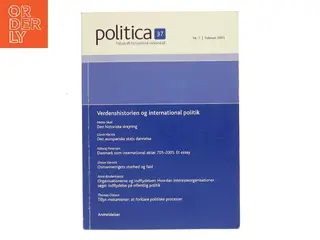 Verdenshistorien og international politik. Politica 37 nr. 1 februar 2005 (Bog)
