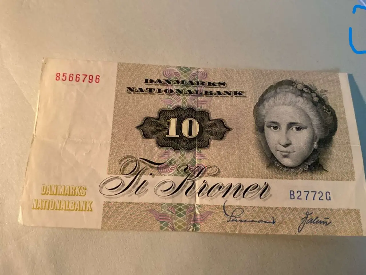 Billede 6 - Dansk 10 kr. seddel