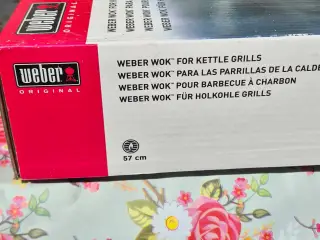 Weber wok for kettle grill