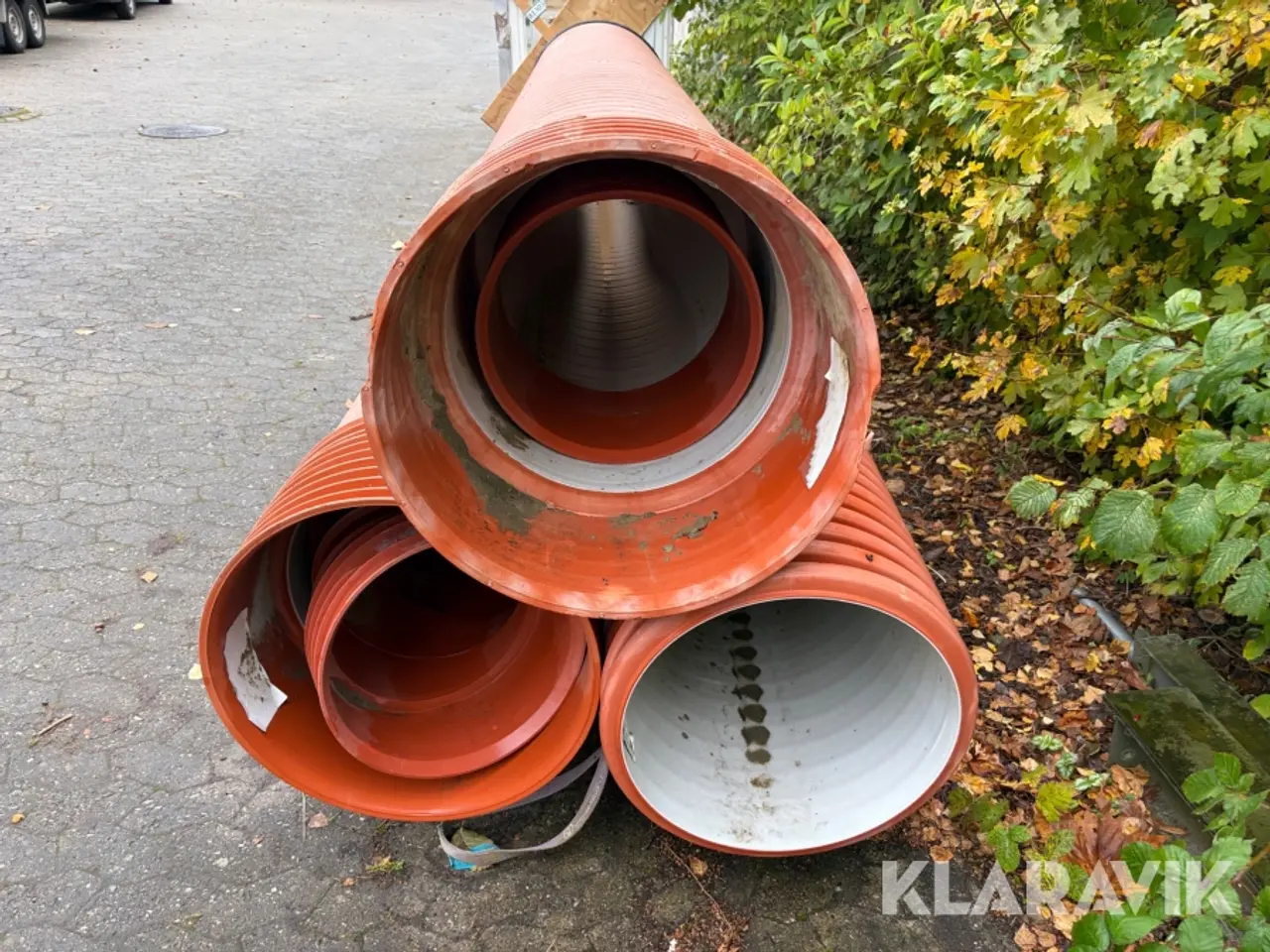 Billede 3 - Assorterede kloak- og afløbsrør, 3 dele