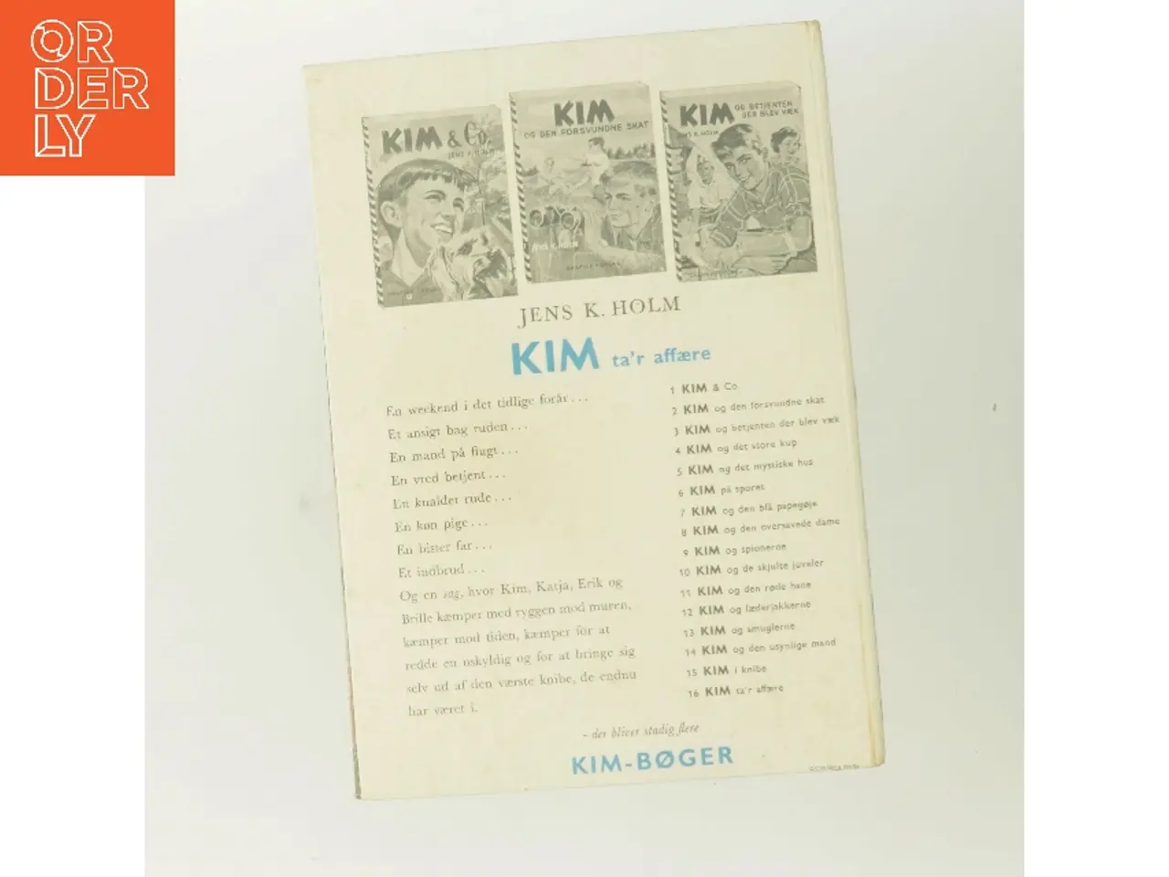 Billede 3 - Kim ta’r affære af Jens K. Holm (Bog)