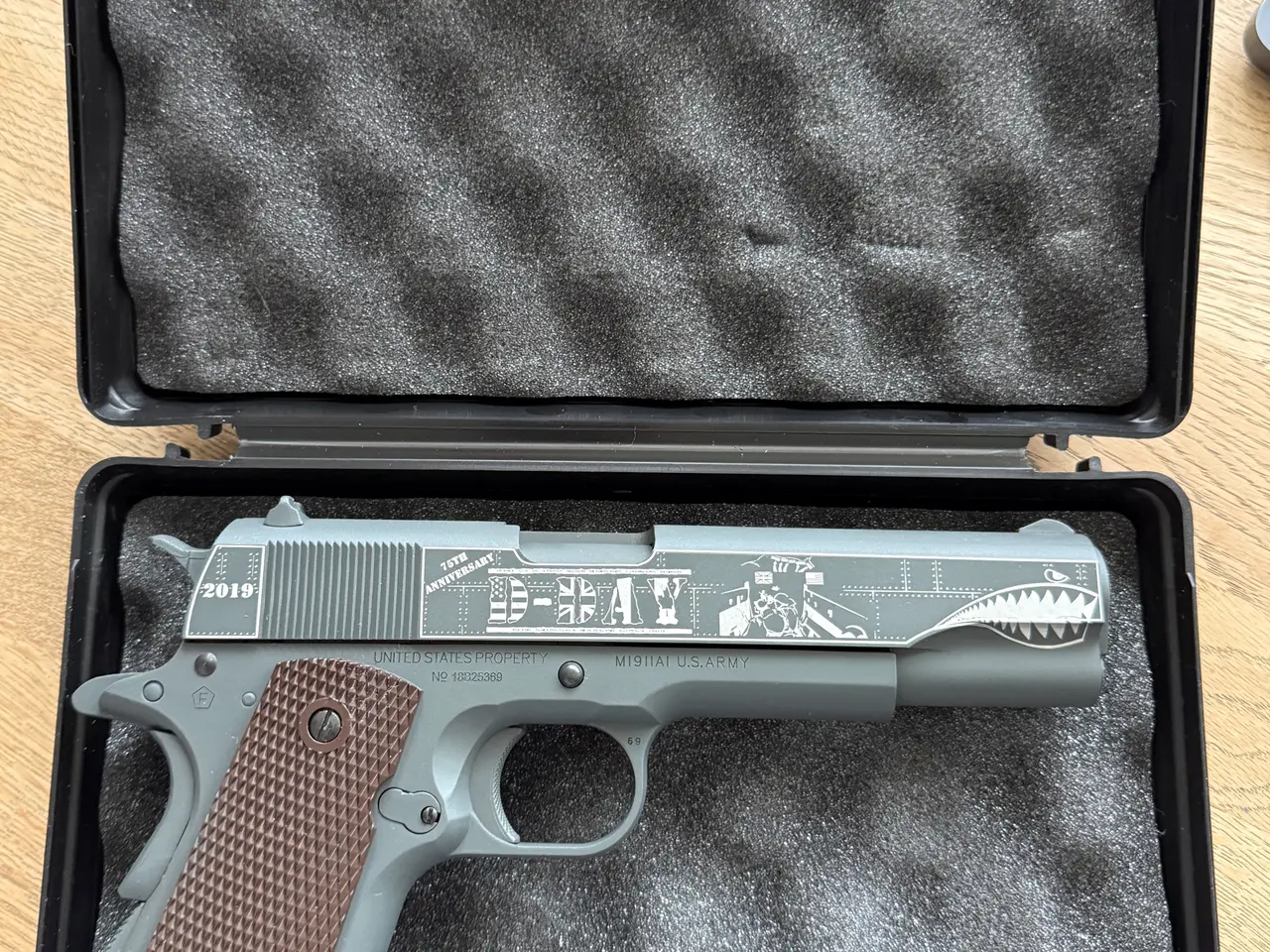 Billede 3 - Colt M1911 Co2 Blow Back D-Day edition