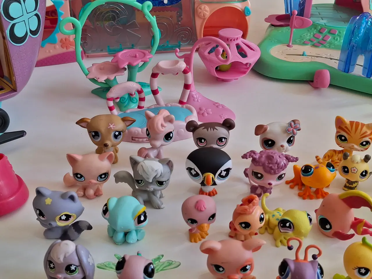 Billede 5 - Kæmpe samling Pet Shops - 58 dyr og tilbehør!