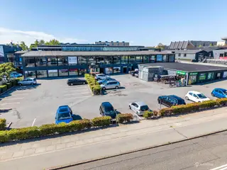 Showroom med stor eksponering