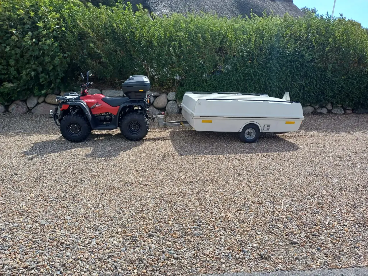 Billede 1 - Sjov atv med trailer og synet som en traktor