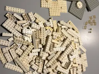 LEGO-klodser, hvide mm