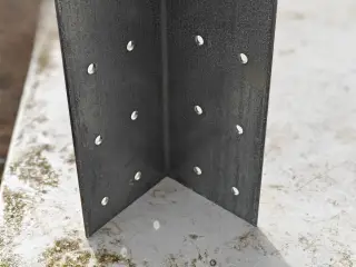 Vinkelbeslag 190 x 80 x 80 mm Dim. 2,5 mm