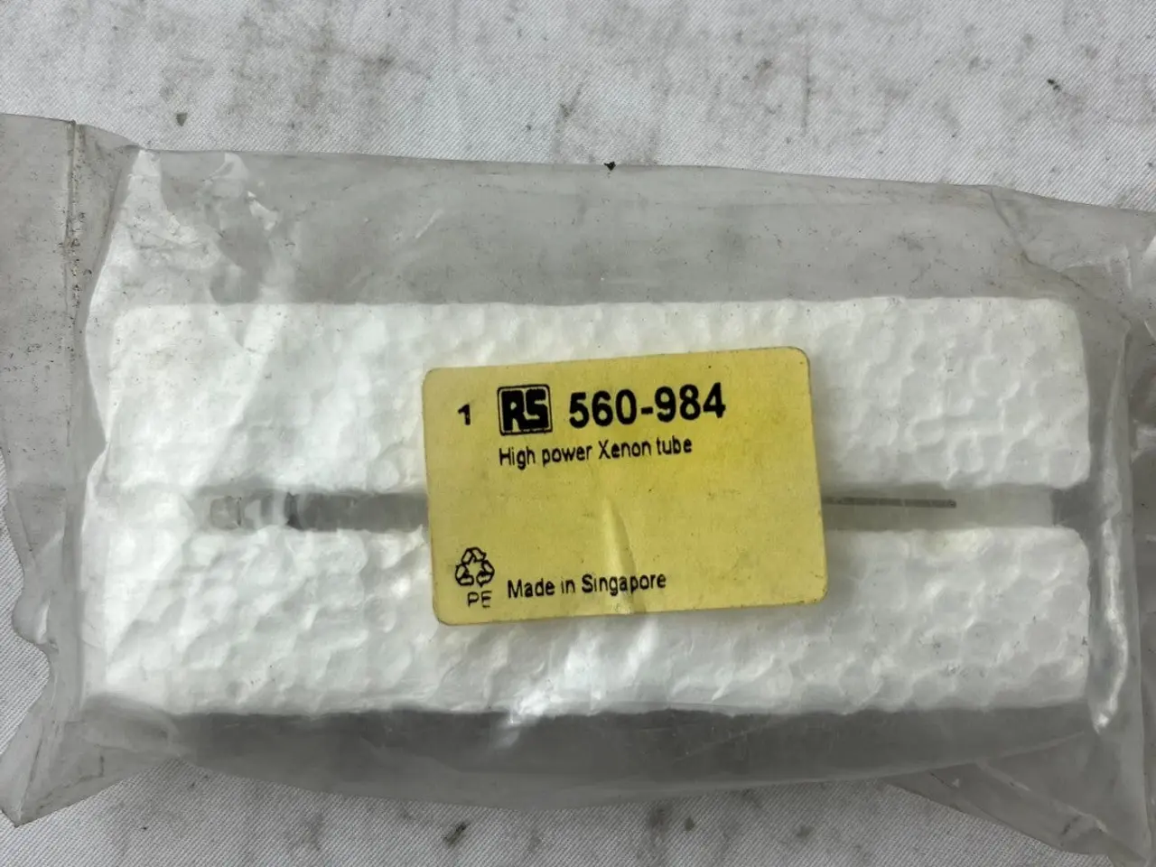 Billede 3 - RS 560-984 High Power Xenon Flash Tube Lamp Strobe