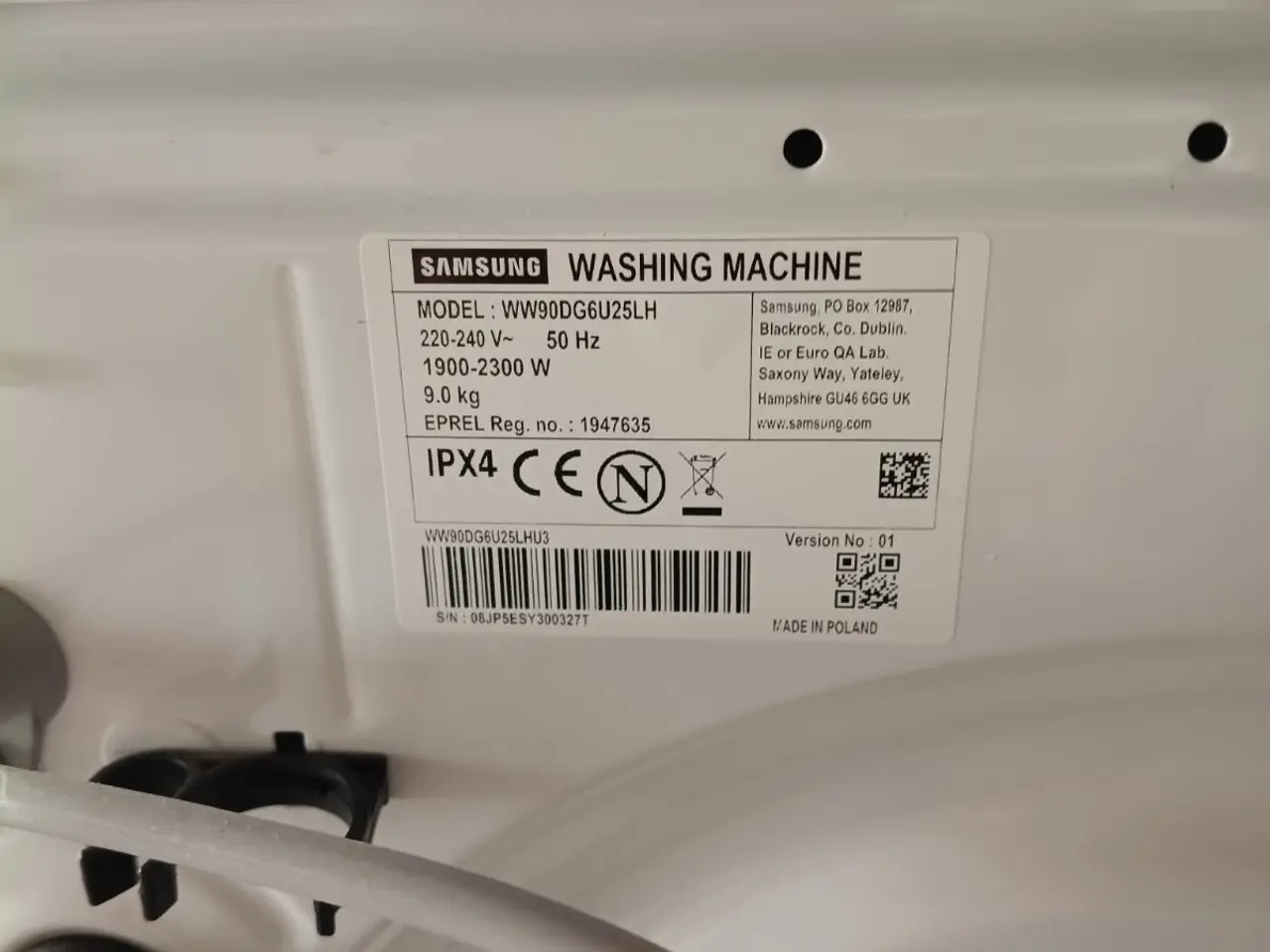 Billede 6 - HELT NY SAMSUNG VASKEMASKINE - 1400 OMDREJNINGER 