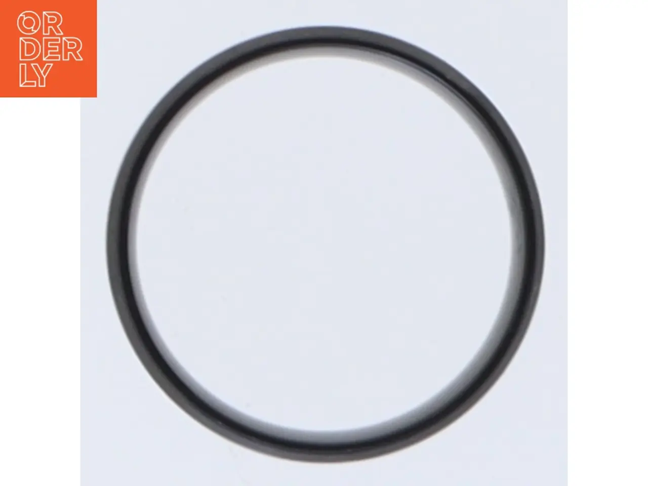 Billede 2 - Stor sort ubrugt metal ring (fingerring) (str. 71 mm)