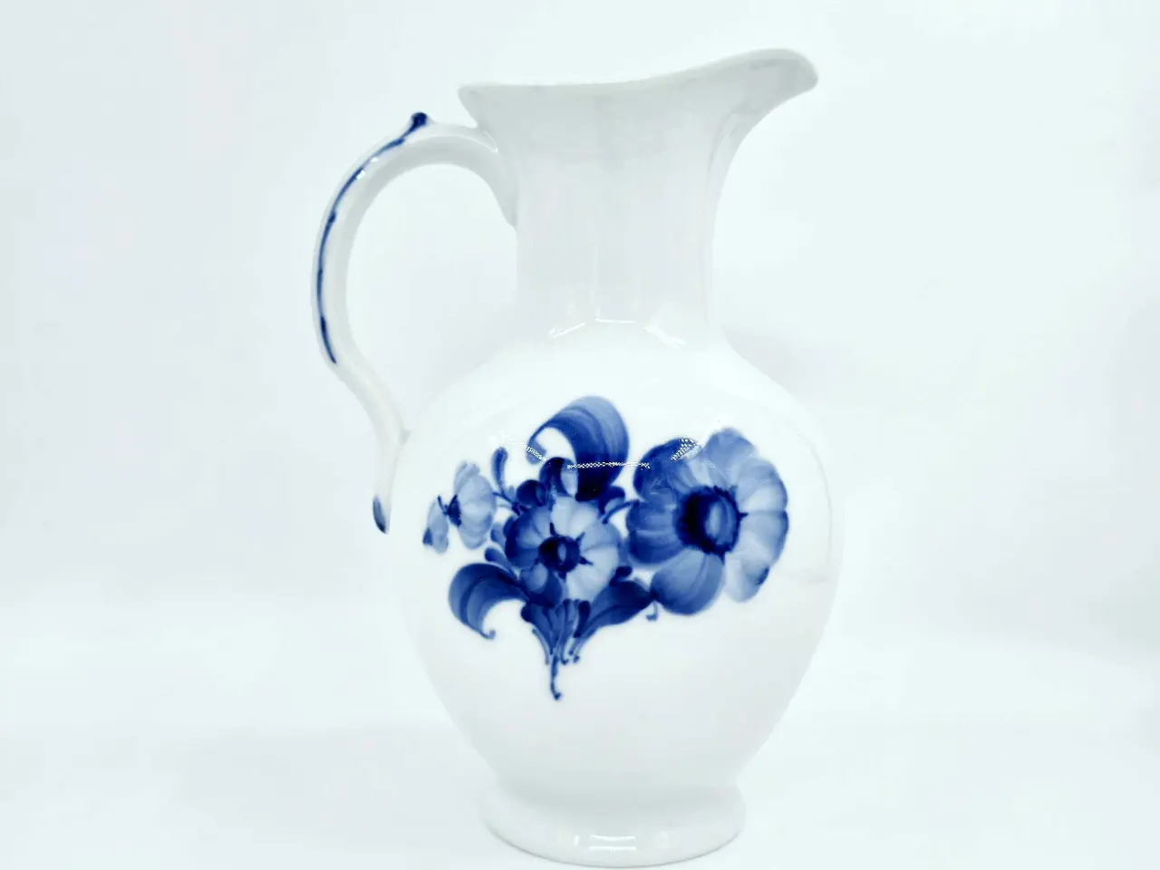 Billede 3 - Blå Blomst Chokoladekande Porcelæn 