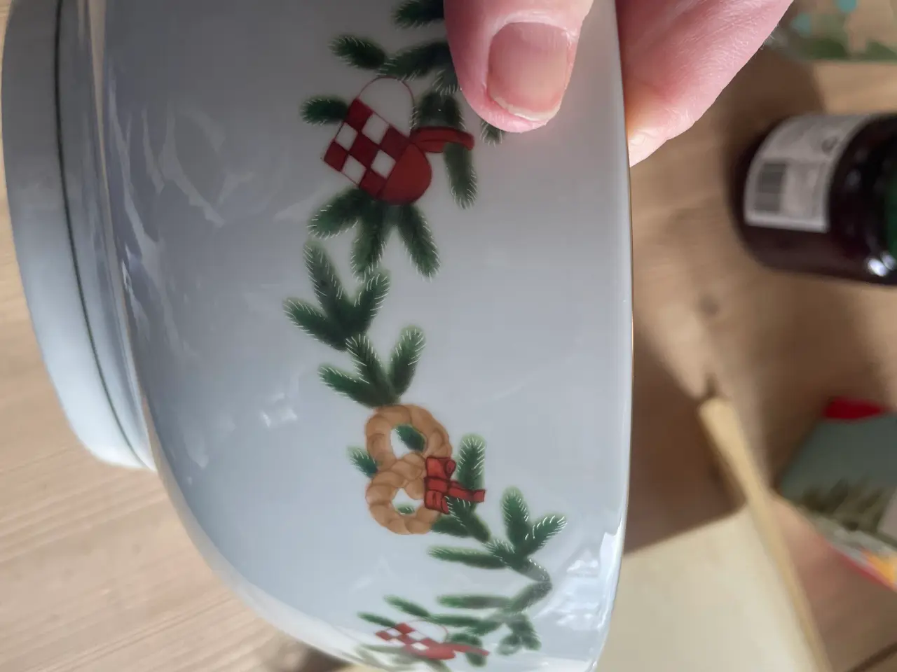 Billede 3 - Stor juleskål fra Bing og Grøndahl 3600 / 5796