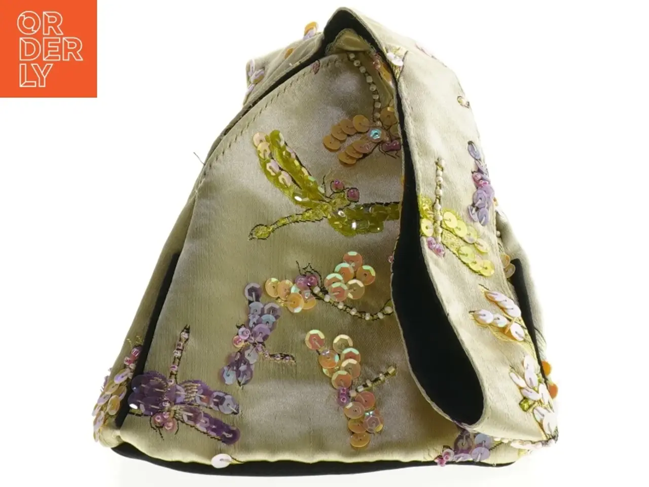 Billede 1 - Broderet stoftaske (str. 15 x 15 cm)