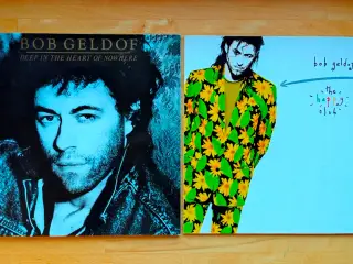 2 LP plader med Bob Geldof
