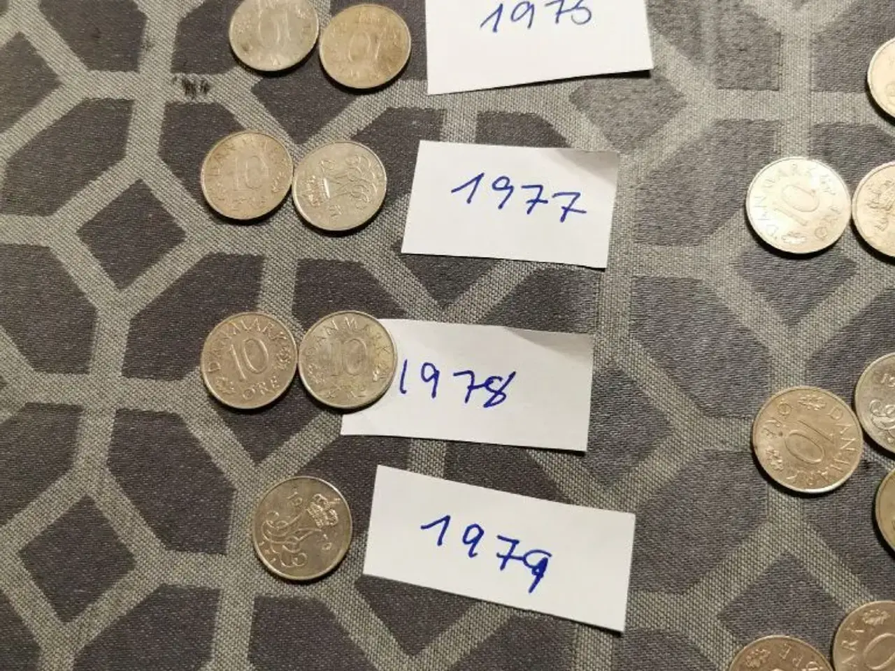 Billede 3 - 42 stk blandet 10øre!