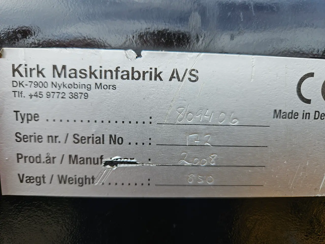 Billede 5 - Kirk Volumenskovl 3 m3 med beslag