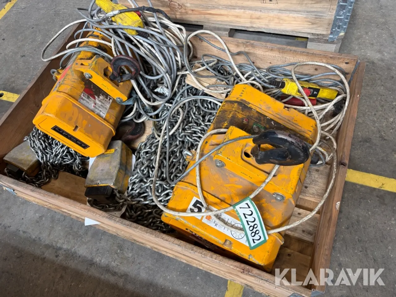 Billede 4 - El-taljer Liftket 2000kg og 3200kg - 2 styk